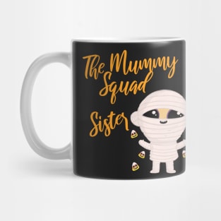 Sister Family Matching Halloween The Mummy squad graphic Tees Mug
